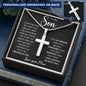 To My Son | Personalized Cross Necklace