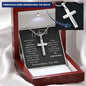 To My Husband | Personalized Cross Necklace