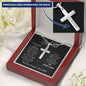 To My Husband | Personalized Cross Necklace