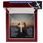 To My Sister Rachel | Personalized Cross Necklace