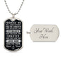 To My Son or Daughter Dog Chain