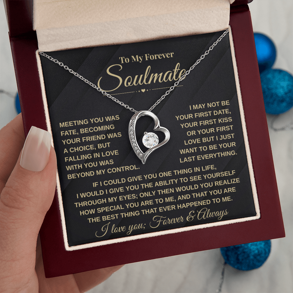 To My Forever Soulmate | Forever Love Necklace
