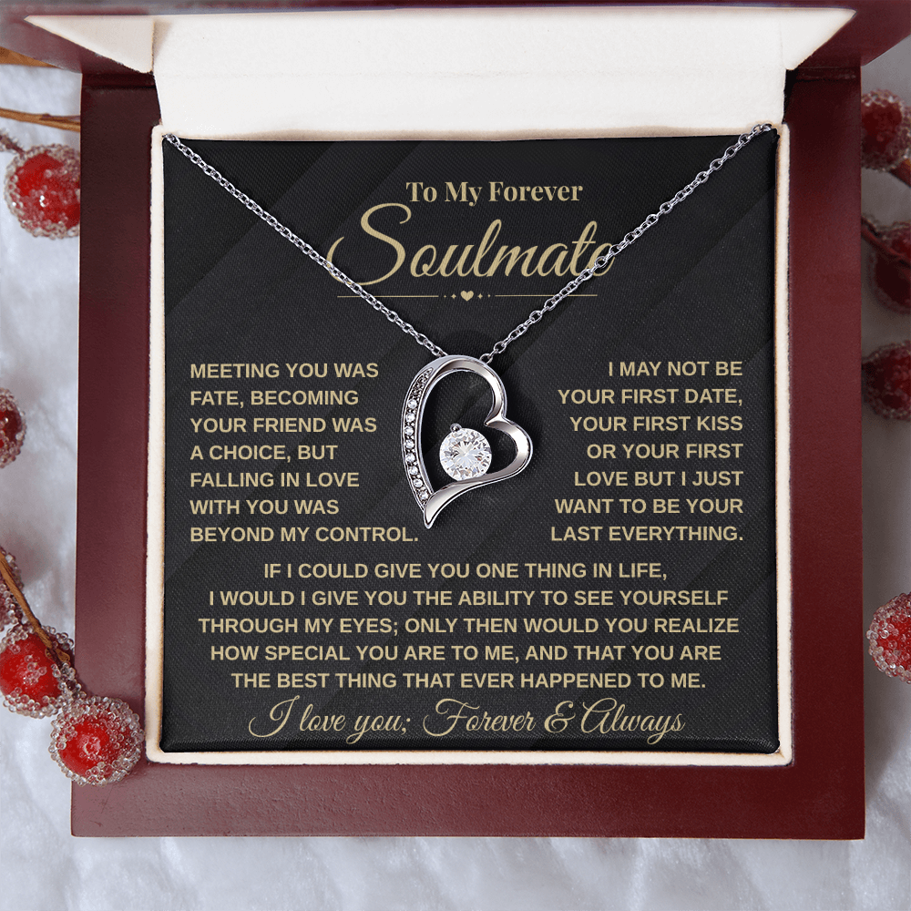 To My Forever Soulmate | Forever Love Necklace