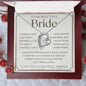 To My Bride, Wedding Day Gift for Bride from Groom, To My Beautiful Bride, Gift from Groom, To Bride Gift Wedding Day