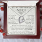 To My Niece, Niece Necklace, Niece Birthday, Niece Christmas Gift, Niece Gift Ideas, Aunt & Uncle Niece Gift