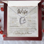 To My Wife Necklace, Anniversary Gift, Wife Gift Ideas, Gift From Husband, Wife Birthday Gift, Romantic Gift Wife, Anniversary Wife