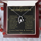 To My granddaughter - Granddaughter Gift - Granddaughter Necklace - Birthday Necklace - Graduation Gift - Gift from Grandma/Grandpa