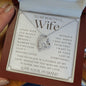 To My Wife Necklace, Anniversary Gift, Wife Gift Ideas, Gift From Husband, Wife Birthday Gift, Romantic Gift Wife, Anniversary Wife