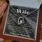 To My Wife Necklace, Anniversary Gift, Wife Gift Ideas, Gift From Husband, Wife Birthday Gift, Romantic Gift Wife