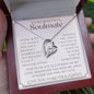 To My Soulmate, Wife necklace, Wife anniversary, Gift for Wife, Gift from husband, Gift for Soulmate, Anniversary necklace