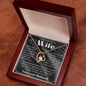 To My Wife Necklace, Anniversary Gift, Wife Gift Ideas, Gift From Husband, Wife Birthday Gift, Romantic Gift Wife