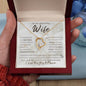 To My Wife Necklace, Anniversary Gift, Wife Gift Ideas, Gift From Husband, Wife Birthday Gift, Romantic Gift Wife, Anniversary Wife