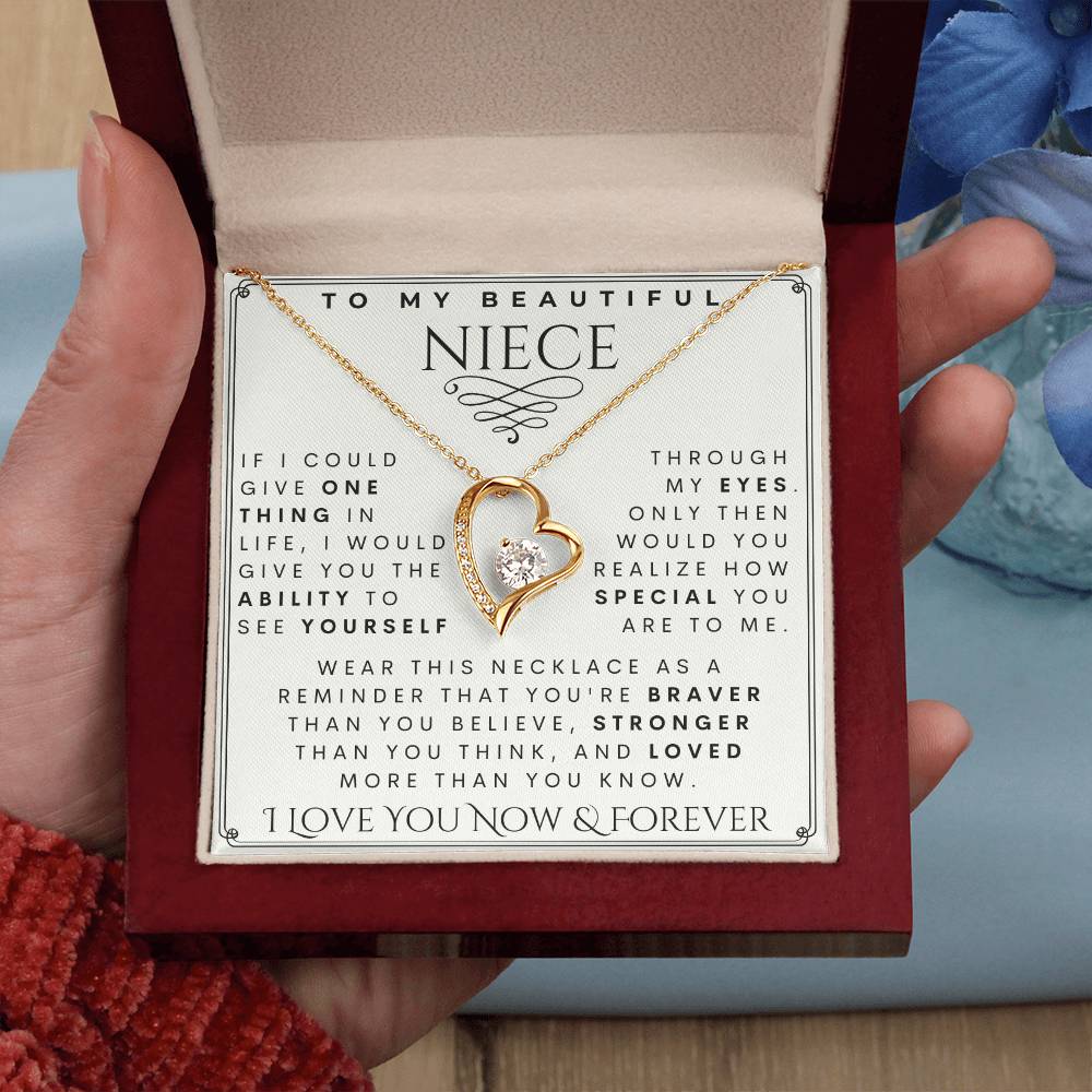 To My Niece, Niece Necklace, Niece Birthday, Niece Christmas Gift, Niece Gift Ideas, Aunt & Uncle Niece Gift