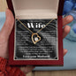 To My Wife Necklace, Anniversary Gift, Wife Gift Ideas, Gift From Husband, Wife Birthday Gift, Romantic Gift Wife