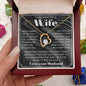 To My Wife Necklace, Anniversary Gift, Wife Gift Ideas, Gift From Husband, Wife Birthday Gift, Romantic Gift Wife