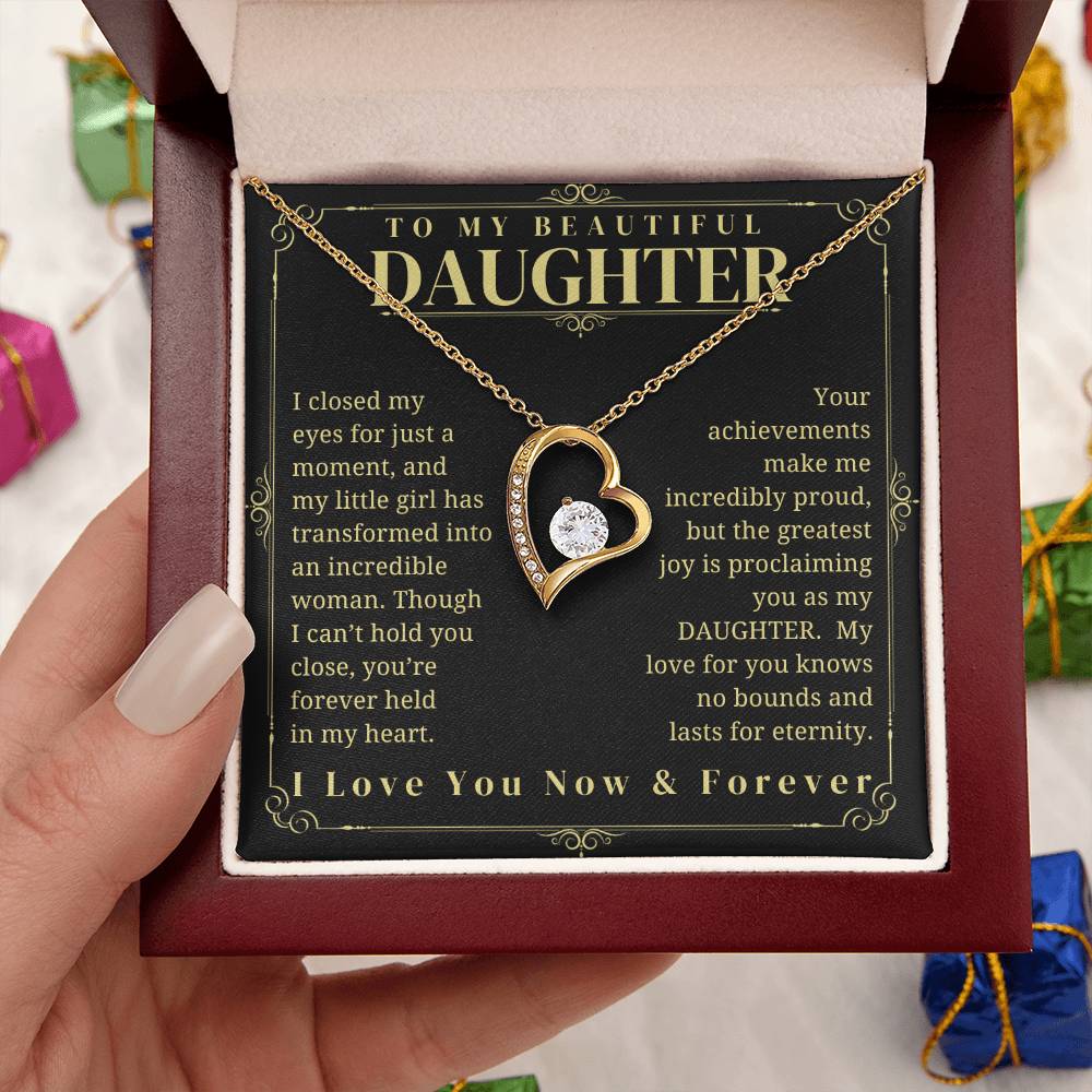 To My Daughter - Daughter Birthday - Graduation Gift - Daughter gift - Mother Daughter Gift - Father Daughter Gift - Daughter Birthday