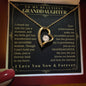 To My granddaughter - Granddaughter Gift - Granddaughter Necklace - Birthday Necklace - Graduation Gift - Gift from Grandma/Grandpa, Granddaughter gift