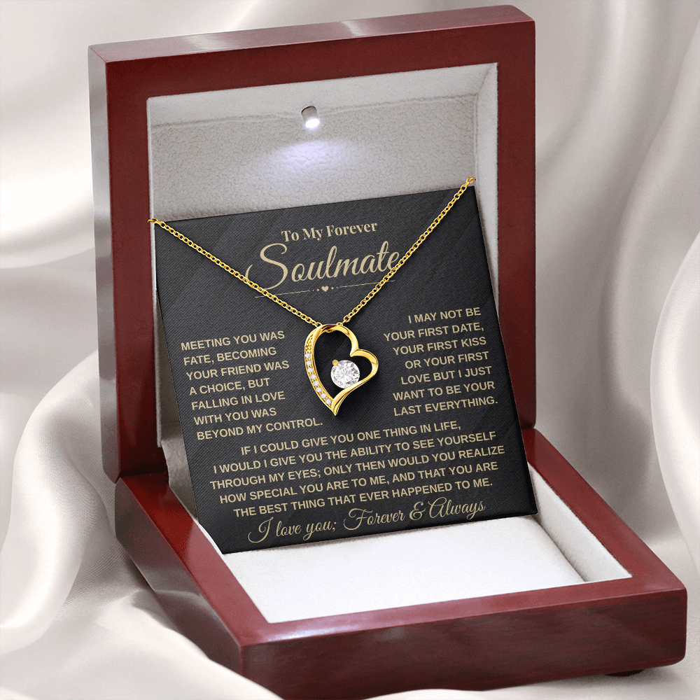 To My Forever Soulmate | Forever Love Necklace