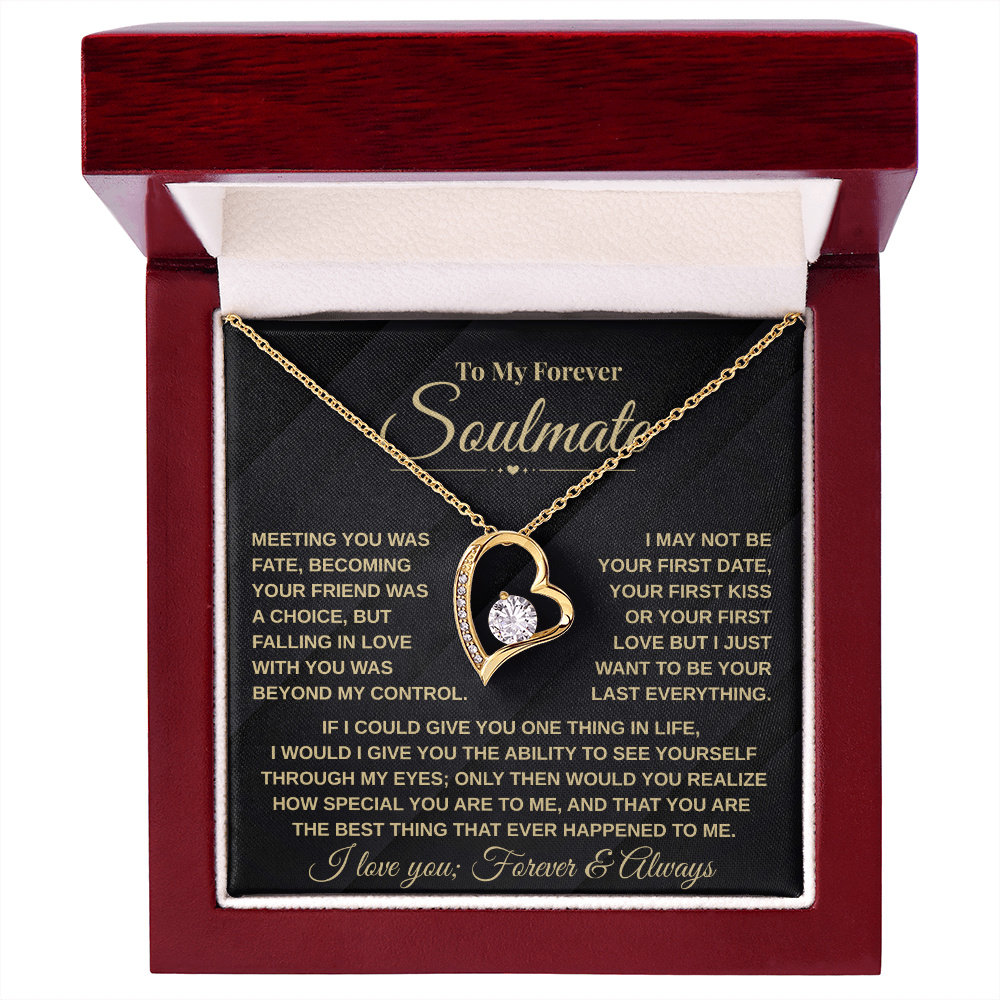 To My Forever Soulmate | Forever Love Necklace