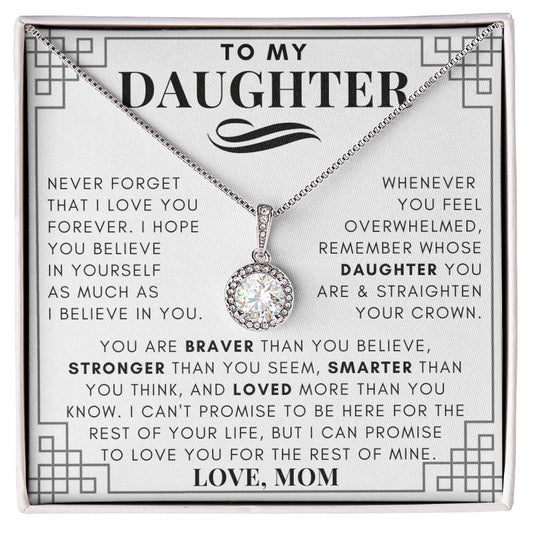 To My Daughter, Daughter Necklace, Daughter Birthday, Daughter Christmas Gift, Daughter Gift Ideas, Mother Daughter Gift