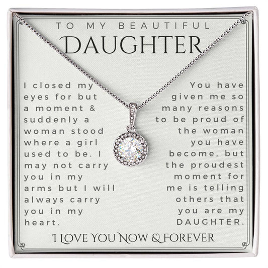 To My Daughter, Daughter Gift, Daughter Necklace, Daughter Birthday, Daughter Christmas Gift, Daughter Gift Ideas