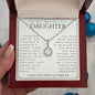 To My Daughter, Daughter Gift, Daughter Necklace, Daughter Birthday, Daughter Christmas Gift, Daughter Gift Ideas