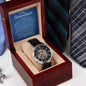 To Our Grandson | Men's Openwork Watch