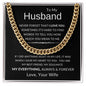 To My Husband | Cuban Link Chain