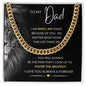 To My Dad | Cuban Link Chain