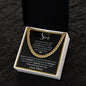To My Son from Mom | Cuban Link Chain
