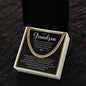 To My Grandson | Cuban Link Chain
