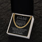 To My Bonus Dad | Cuban Link Chain