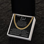 To My Dad | Cuban Link Chain
