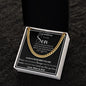 To Our Son | Cuban Link Chain