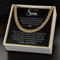 To My Son | Cuban Link Chain