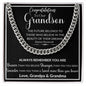 To Our Grandson | Cuban Link Chain