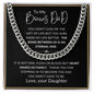 To My Bonus Dad | Cuban Link Chain