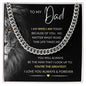To My Dad | Cuban Link Chain
