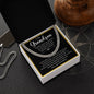 To My Grandson | Cuban Link Chain