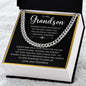 To My Grandson | Cuban Link Chain