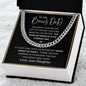 To My Bonus Dad | Cuban Link Chain