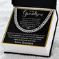 To My Grandson from Grandpa | Cuban Link Chain
