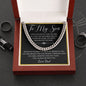 To My Son from Dad | Cuban Link Chain