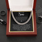 To My Son | Cuban Link Chain