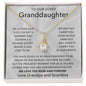 To Our Lovely Granddaughter | Alluring Beauty necklace