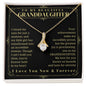 To My granddaughter - Granddaughter Gift - Granddaughter Necklace - Birthday Necklace - Graduation Gift - Gift from Grandma/Grandpa, Granddaughter gift