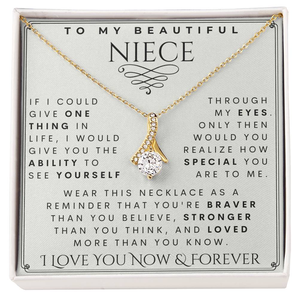 To My Niece, Niece Necklace, Niece Birthday, Niece Christmas Gift, Niece Gift Ideas, Aunt & Uncle Niece Gift
