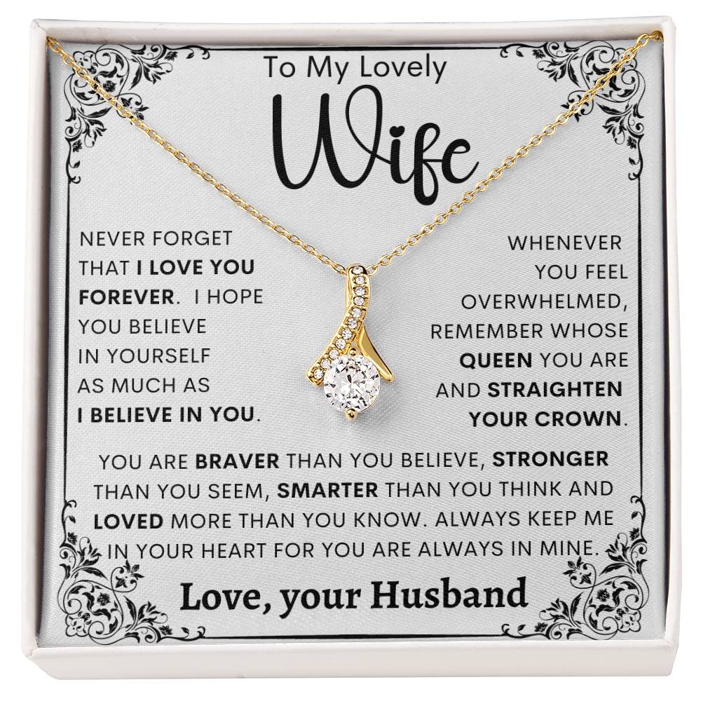 To My Wife - Alluring Beauty Necklace