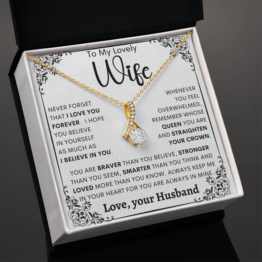 To My Wife - Alluring Beauty Necklace