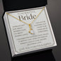 To My Bride, Wedding Day Gift for Bride from Groom, To My Beautiful Bride, Gift from Groom, To Bride Gift Wedding Day